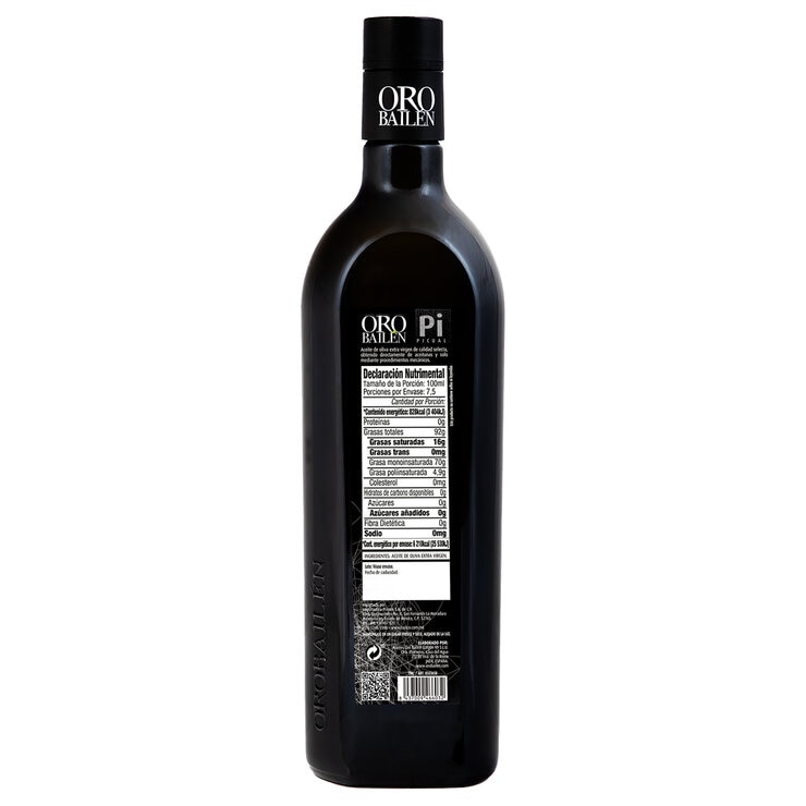 Oro Bailen Aceite de Oliva Extra Virgen Picual 750 ml — Imagen 2 de 2