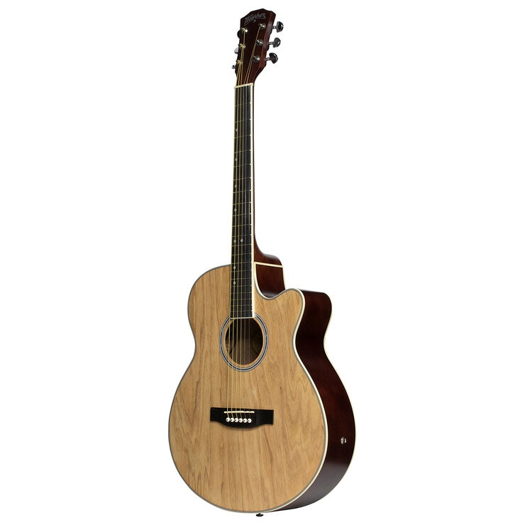 Washburn Guitarra Electroacústica Natural — Imagen 2 de 4