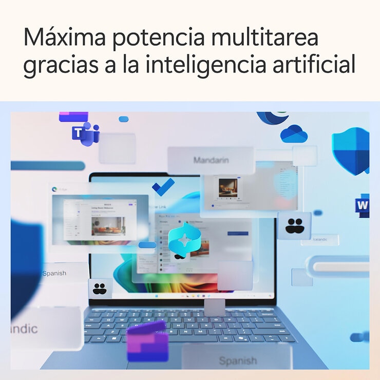 Microsoft Surface Laptop Copilot+PC 13.8" LCD Snapdragon X Plus 16GB 512GB SSD — Imagen 2 de 4