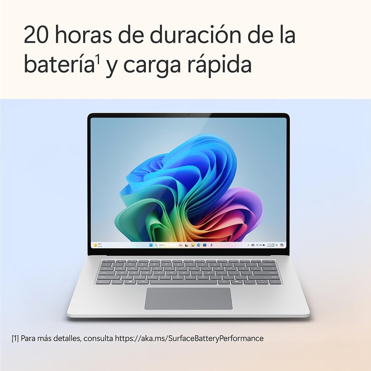 Microsoft Surface Laptop Copilot+PC 13.8" LCD Snapdragon X Plus 16GB 512GB SSD — Imagen 3 de 4