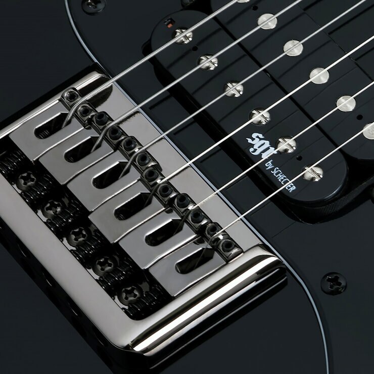 SGR by Schecter Guitarra Eléctrica Banshee-6 Negro — Imagen 2 de 4