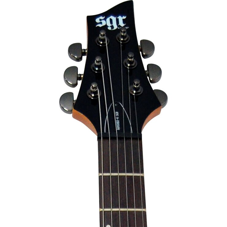 SGR By Schecter Guitarra Eléctrica Banshee-6 Rojo Metálico — Imagen 4 de 4