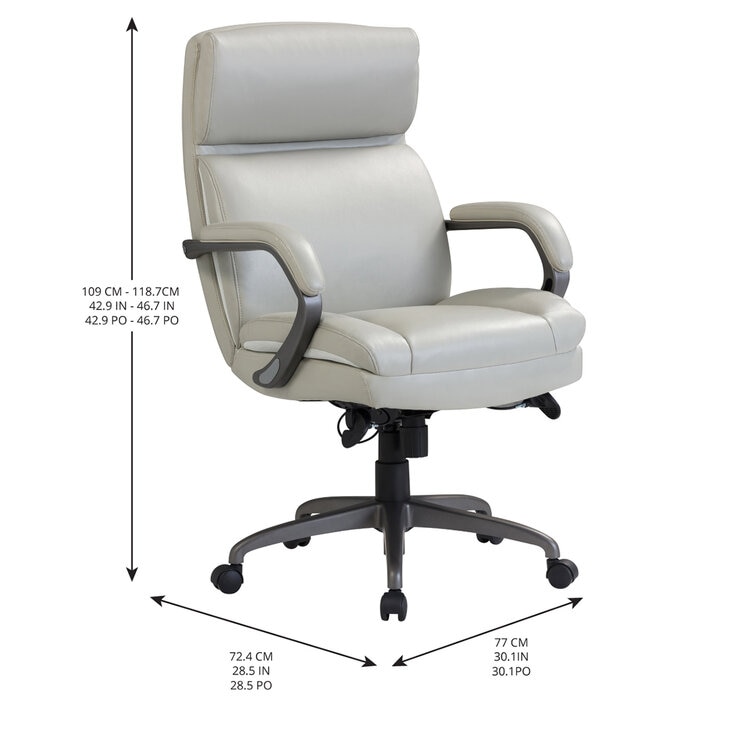 Sealy, Brisa, Silla de Oficina, Color Taupe — Imagen 3 de 4