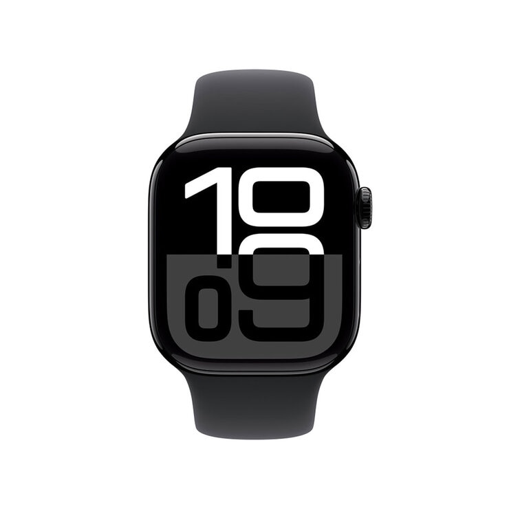 Apple Watch S10 (GPS) Caja de aluminio negro azabache 42mm con correa deportiva negro S/M — Imagen 4 de 4