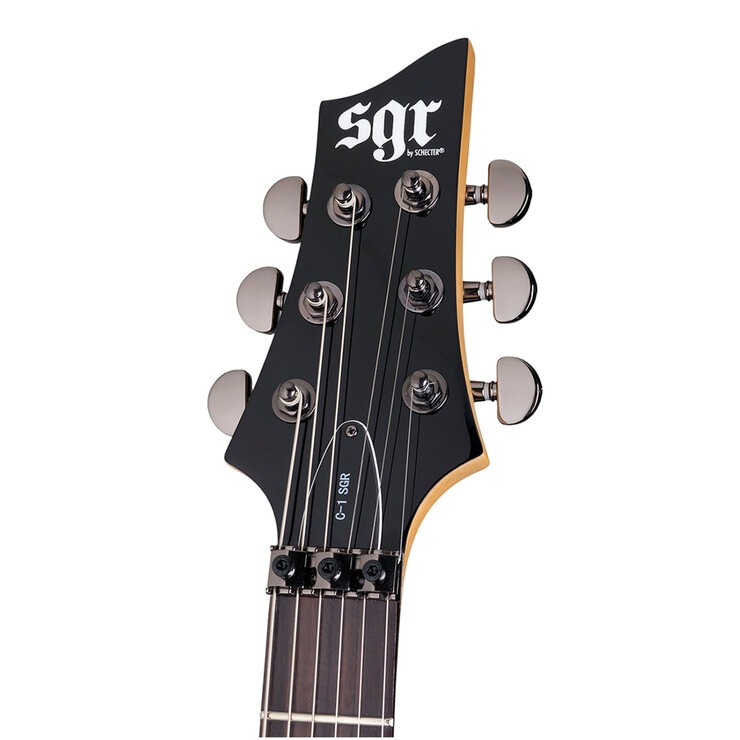 SGR By Schecter Guitarra Eléctrica C-1 FR Negro  — Imagen 2 de 4