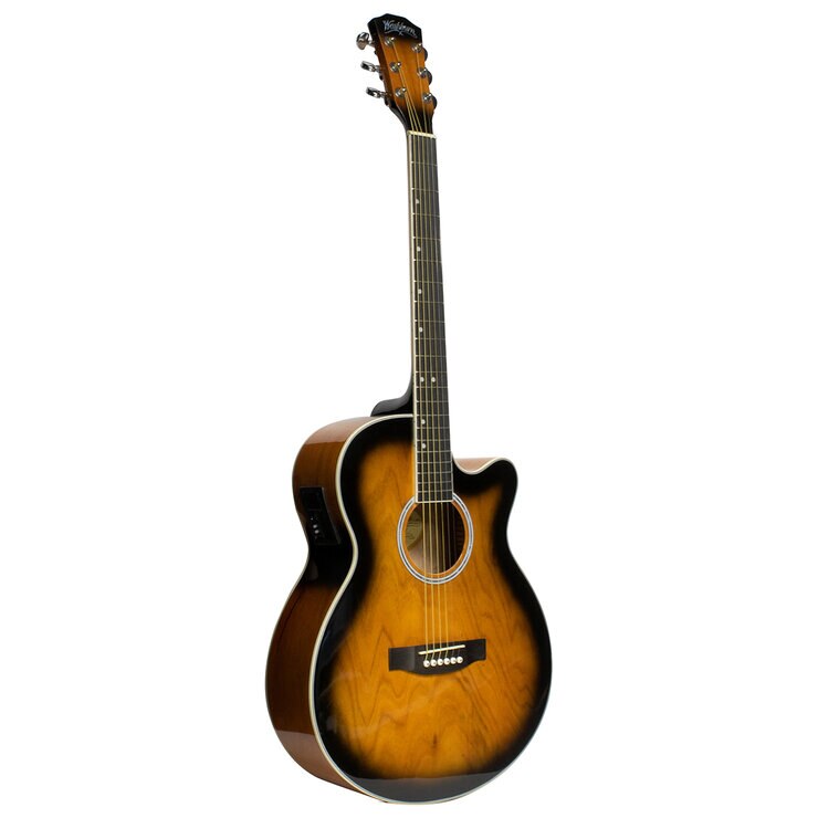 Washburn Guitarra Electroacústica Tobacco — Imagen 3 de 4