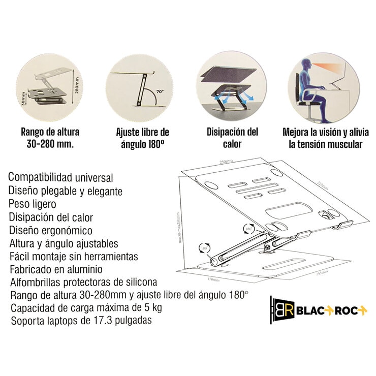 Blackrock Soporte para Laptop — Imagen 3 de 4