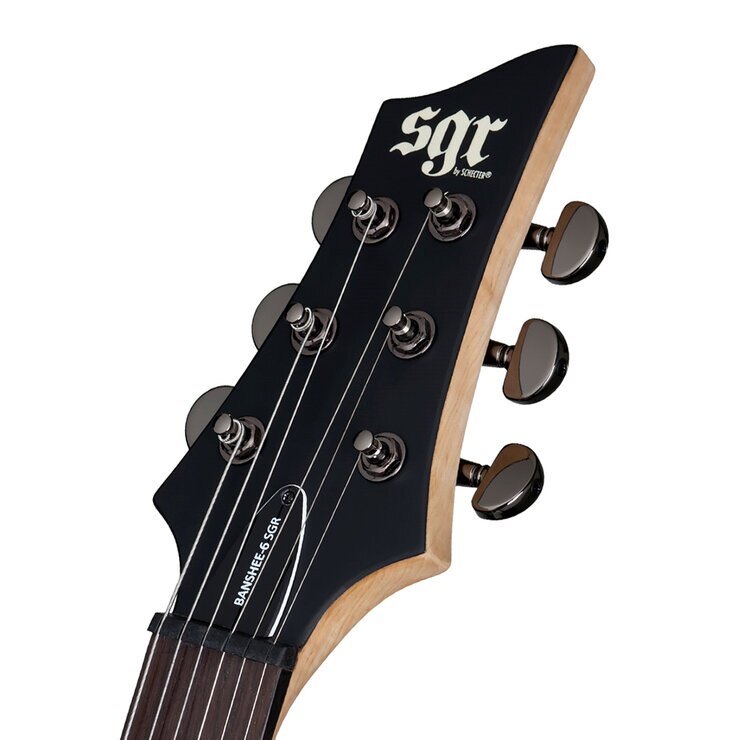 SGR By Schecter Guitarra Eléctrica Banshee-6 Nogal Satinado — Imagen 3 de 4