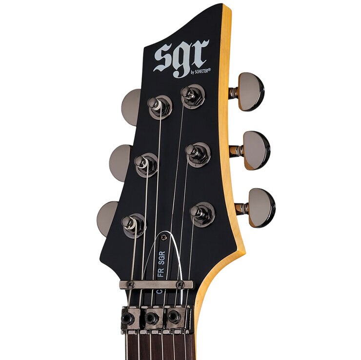 SGR By Schecter Guitarra Eléctrica C-1 FR Negro Satinado — Imagen 4 de 4