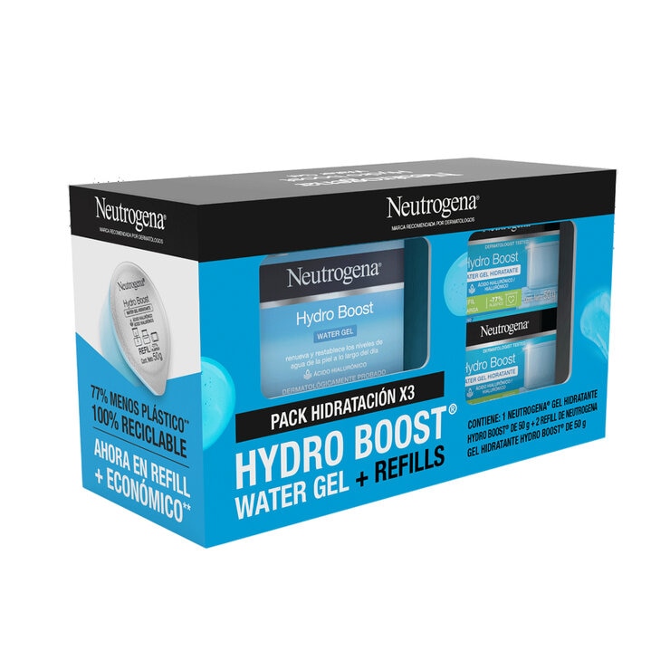 Neutrogena Hydroboost Crema Facial en Gel 50 gr + 2 refill de 50 gr — Imagen 2 de 4