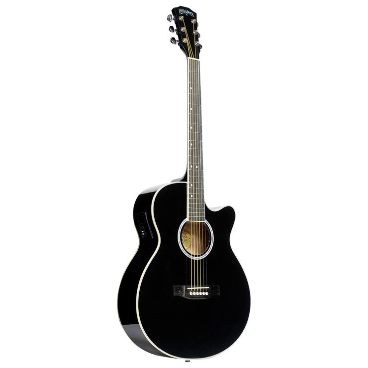 Washburn Guitarra Electroacústica Negro — Imagen 1 de 4