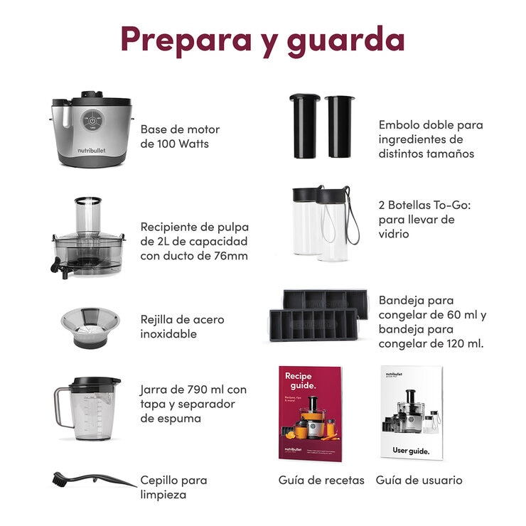 Nutribullet Juicer Pro, Extractor de Jugos — Imagen 4 de 4