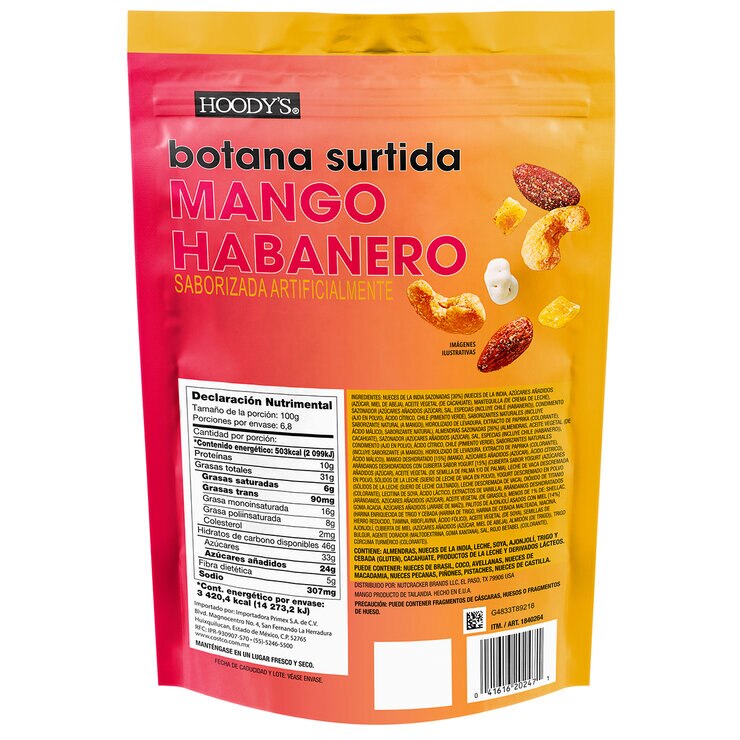 Hoody's Botana Surtida Sabor Mango Habanero 680 g — Imagen 2 de 2