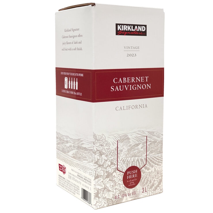 Vino Tinto Kirkland Signature Cabernet Sauvignon 3 L
