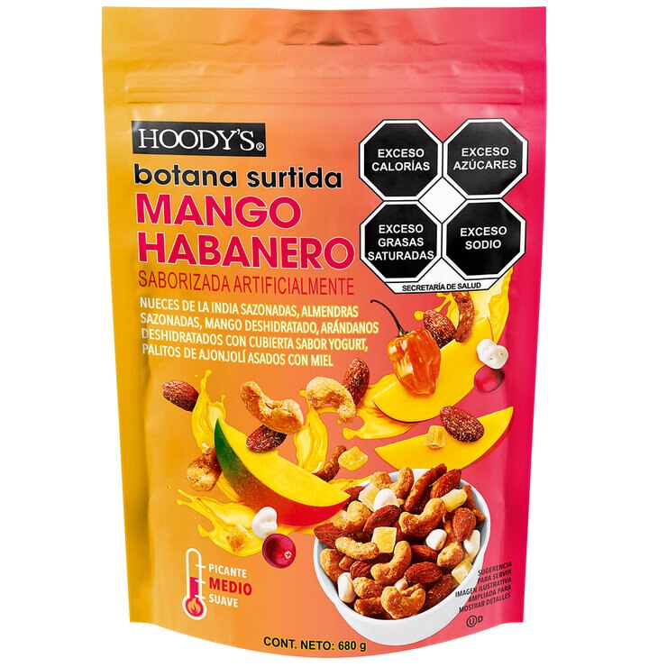 Hoody's Botana Surtida Sabor Mango Habanero 680 g — Imagen 1 de 2