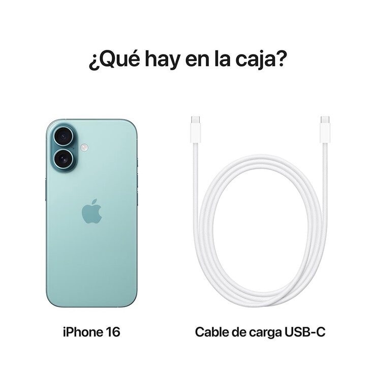Apple iPhone 16 128GB Verde Azulado — Imagen 4 de 4