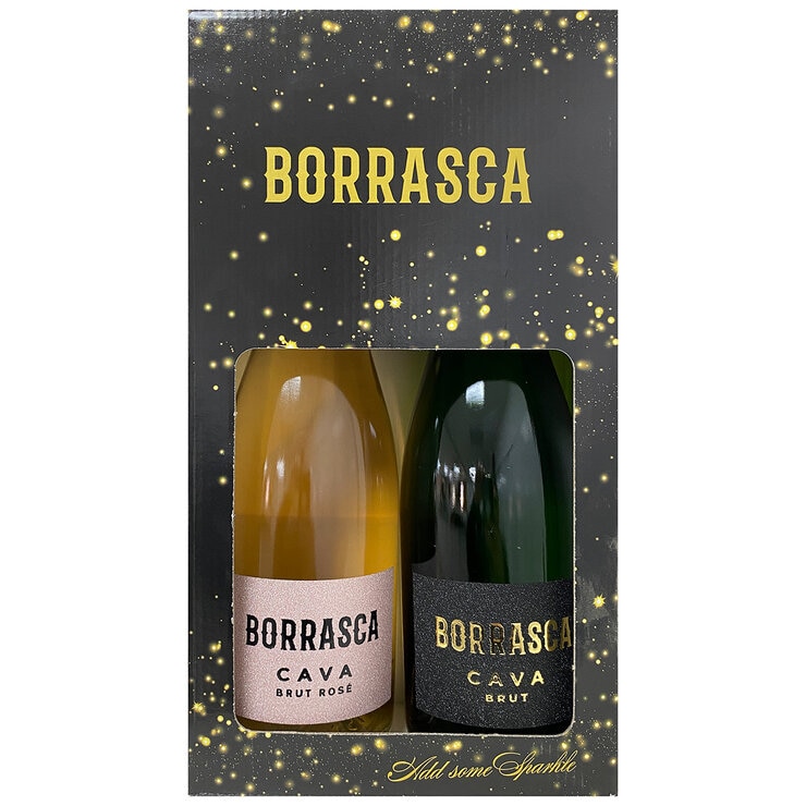 Vino Espumoso Borrasca Brut y Rosé 2/750 ml — Imagen 1 de 2