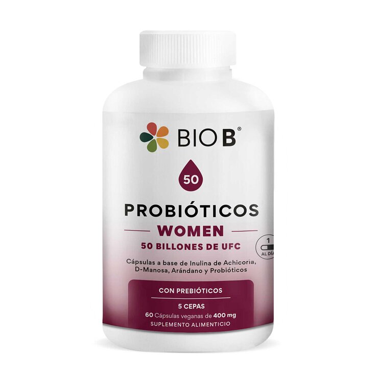 Bio B 50 Probióticos Women con Prebiótico