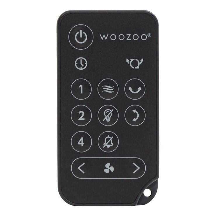 Woozoo Ventilador de globo multi direccional, 5 velocidades, color negro — Imagen 3 de 4