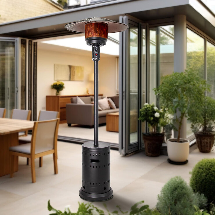 Fire Sense, Calentador De Gas Para Exterior Color Negro  — Imagen 4 de 4