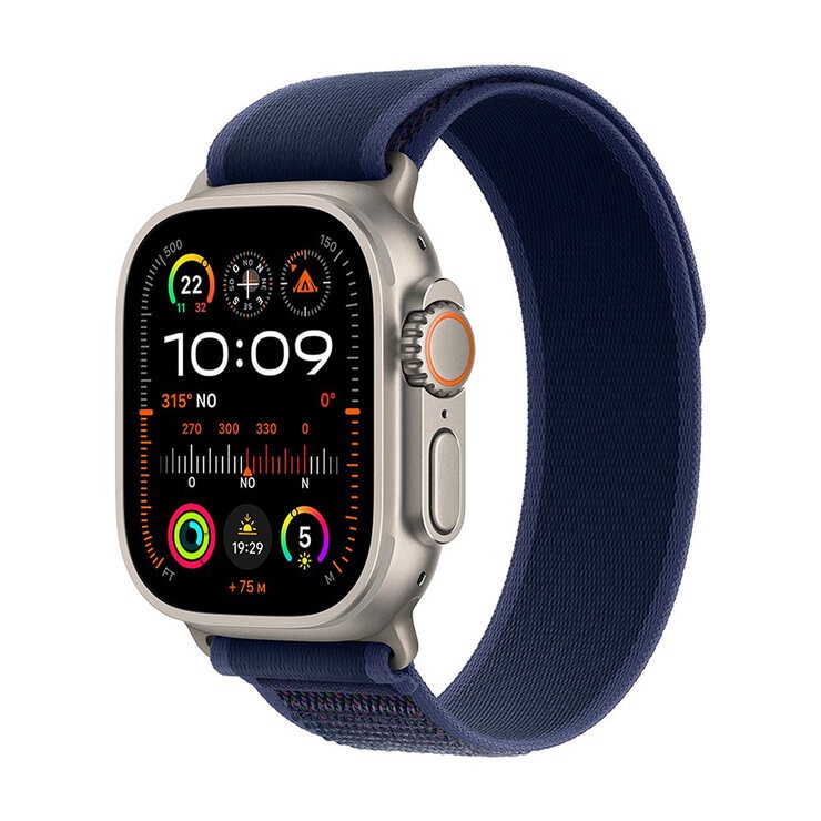 Apple Watch Ultra 2 (GPS + Cellular) Caja de titanio natural 49mm con Correa Trail Azul — Imagen 1 de 4