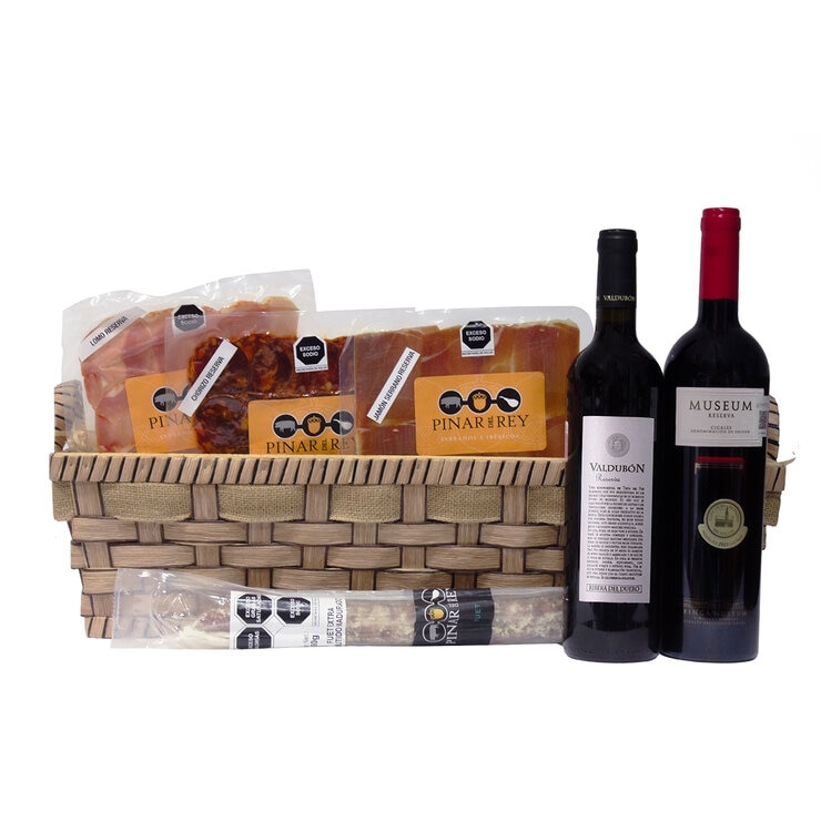 Canasta de Regalo Ibérico 7 pzas — Imagen 1 de 4