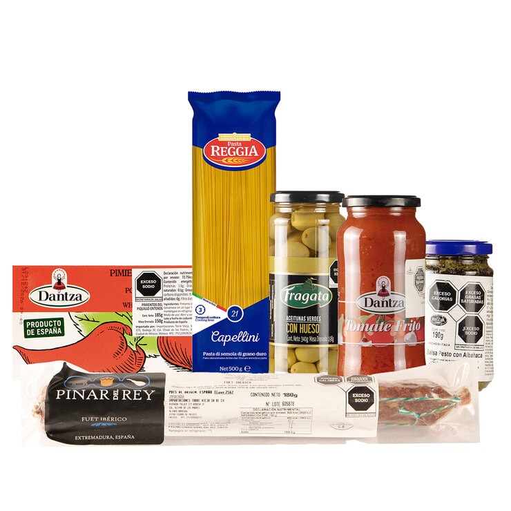 Canasta de Regalo Pan y Vino 9 pzas — Imagen 3 de 4