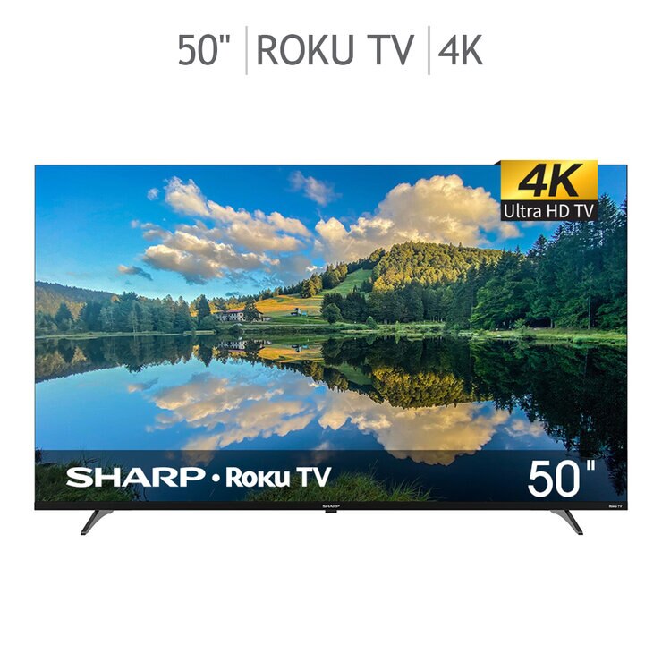 Sharp Pantalla 50" 4K UHD Roku TV — Imagen 1 de 3