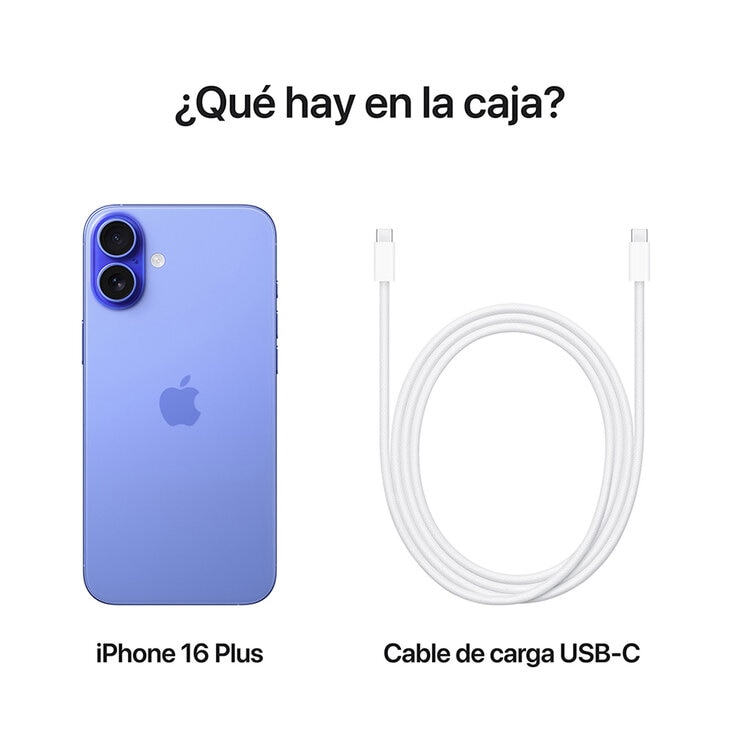 Apple iPhone 16 Plus 128GB Ultramarino — Imagen 3 de 4