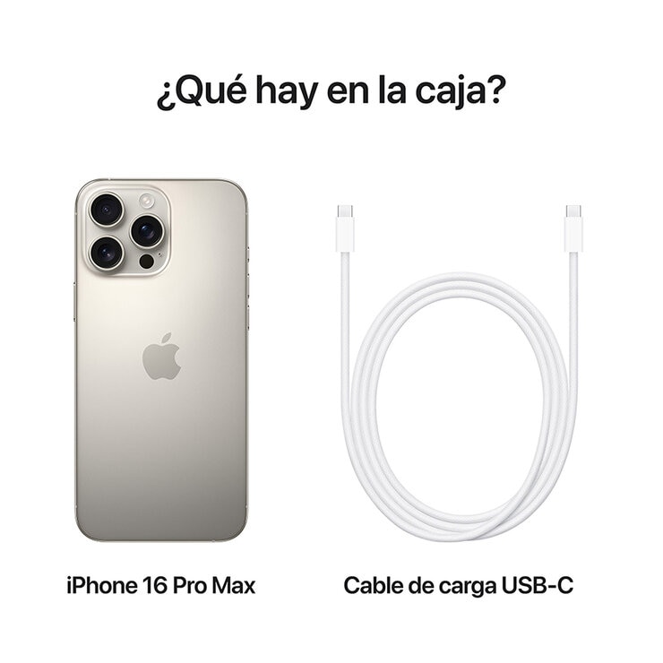 Apple iPhone 16 Pro Max 512GB Titanio Natural — Imagen 3 de 4