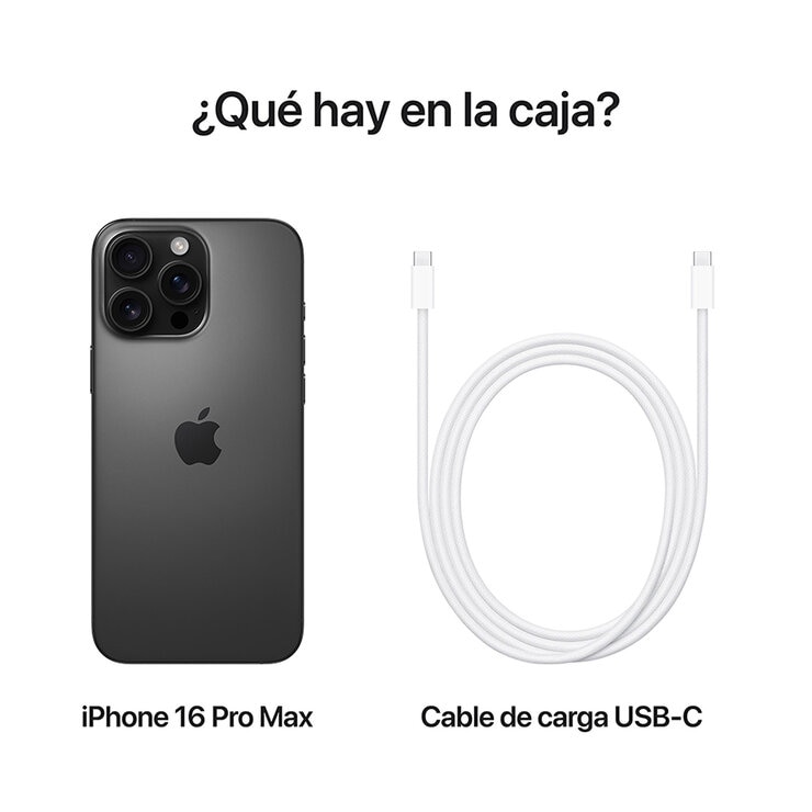 Apple iPhone 16 Pro Max 512GB Titanio Negro — Imagen 2 de 4
