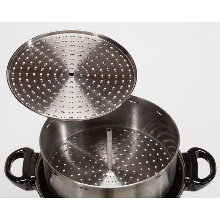 Hamilton Beach Commercial, Cafetera 60 Tazas, Acero Inoxidable Pulido con ventana de agua — Imagen 3 de 4