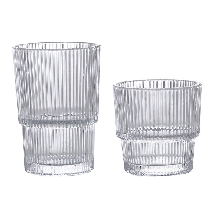 King Crystal Juego de Vasos de Cristal Apilables 16 piezas — Imagen 2 de 4