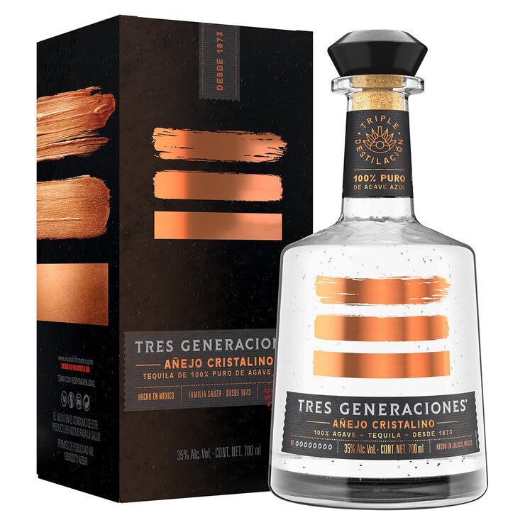 Tequila Tres Generaciones Añejo Cristalino 700ml — Imagen 2 de 2