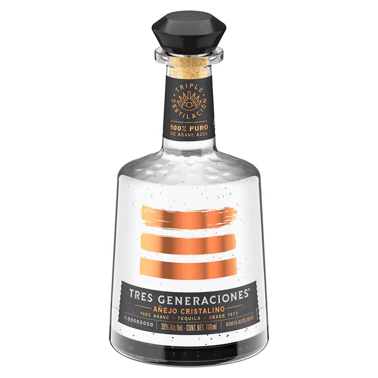 Tequila Tres Generaciones Añejo Cristalino 700ml