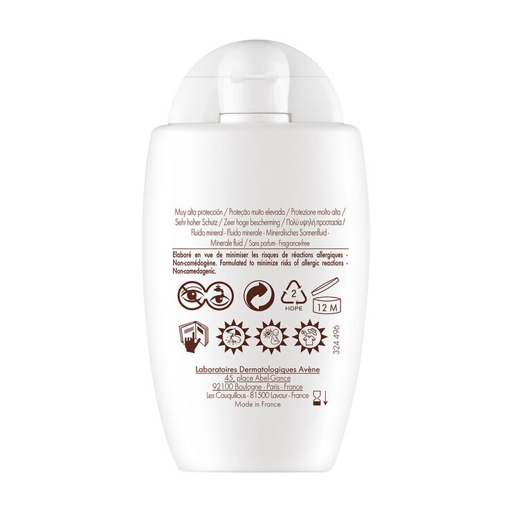 Avène Fluido Mineral sin Color FPS 50+ 40 ml — Imagen 2 de 3
