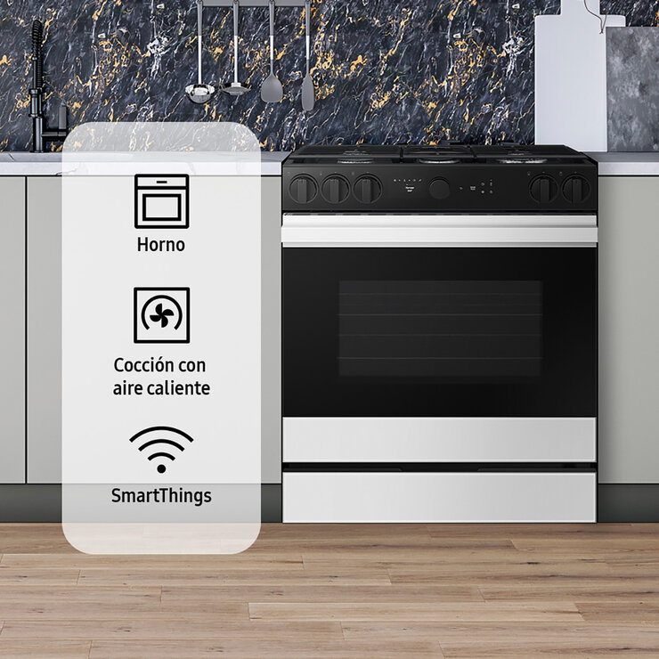 Samsung Estufa Blanca 33"  — Imagen 3 de 4