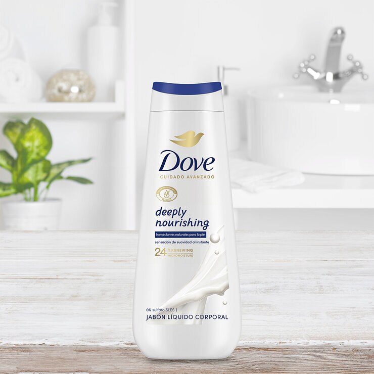 Dove Jabón Corporal Líquido 4 pzas de 600 ml — Imagen 2 de 4