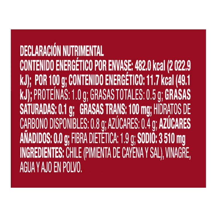 Red Hot Salsa Picante Original 3.7 l — Imagen 4 de 4
