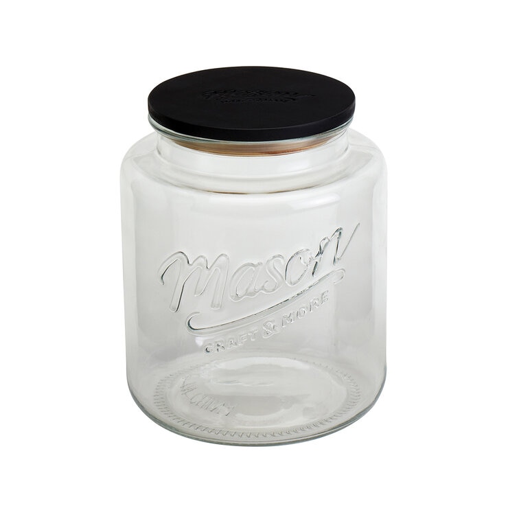 Mason Craft & More Juego de 6 Frascos de Vidrio con Tapas de Madera — Imagen 2 de 4