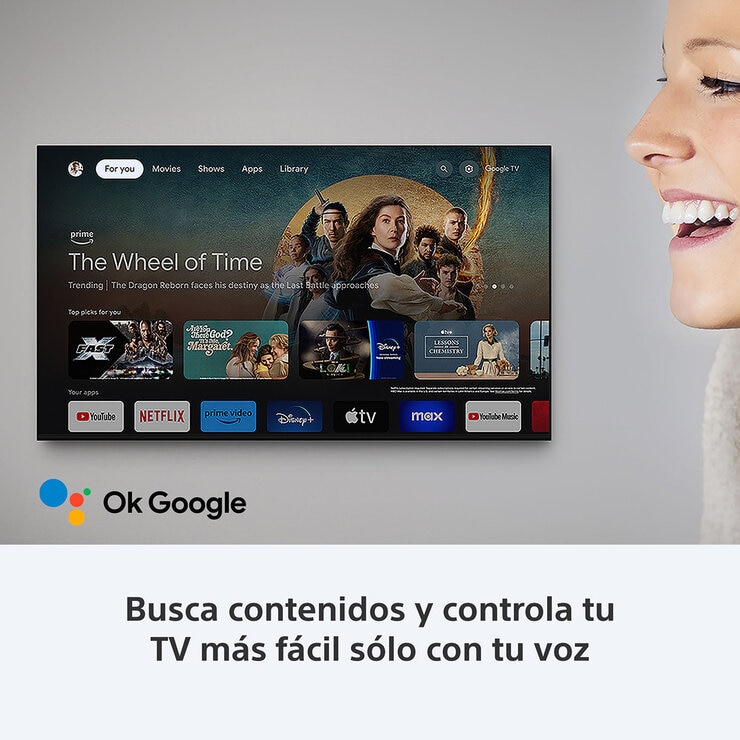 Sony Pantalla 85” UHD 4K Google TV — Imagen 2 de 4