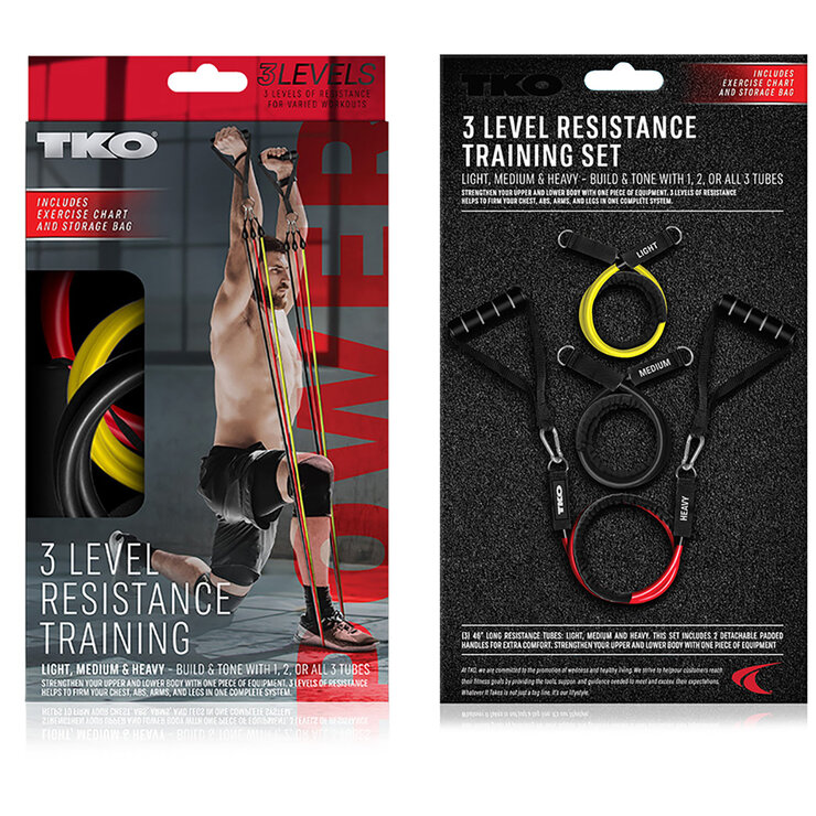 TKO Set de Bandas de Resistencia para Hombre y Mujer — Imagen 2 de 4