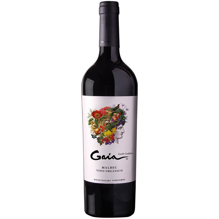Vino Tinto Gaia Malbec Orgánico 750 ml — Imagen 1 de 2