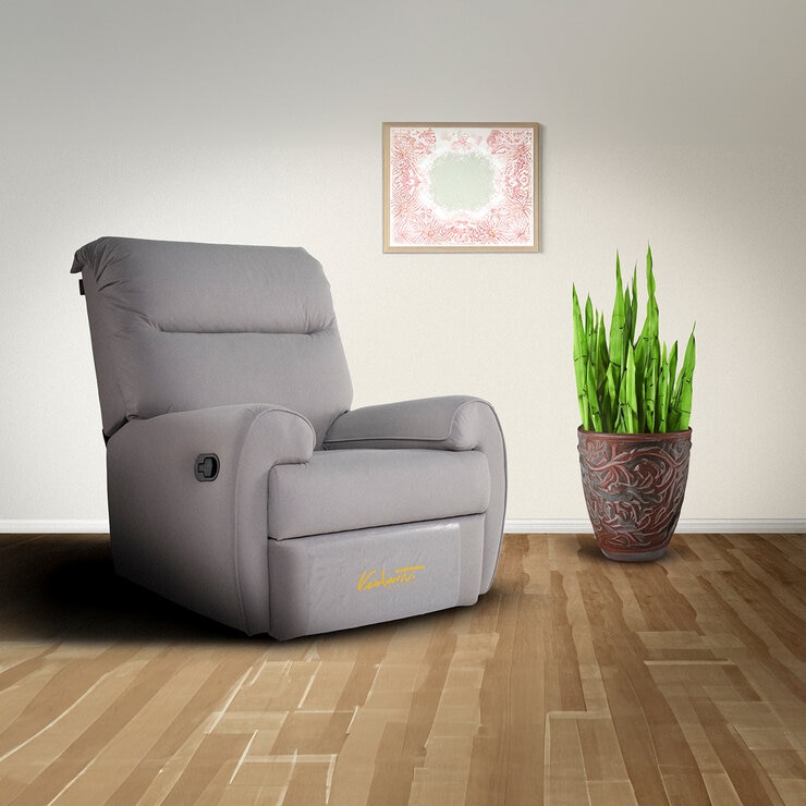 Violanti, Sofá Reclinable, Color Gris — Imagen 1 de 4