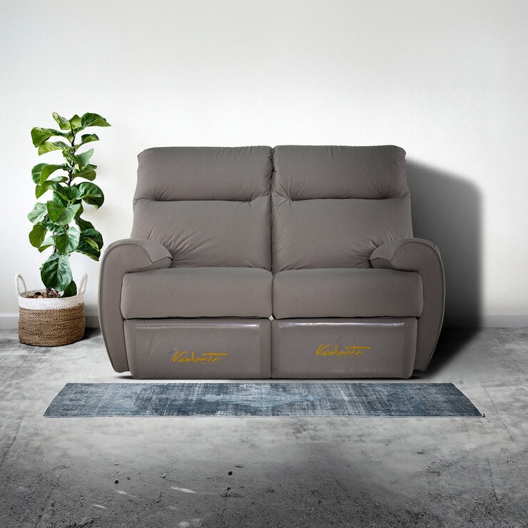 Violanti, Loveseat Reclinable, Color Gris — Imagen 1 de 4