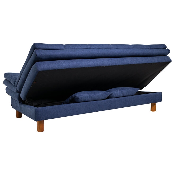 Violanti, Sofá Cama de 3 Plazas, Sin Brazo, Color Gris — Imagen 2 de 4