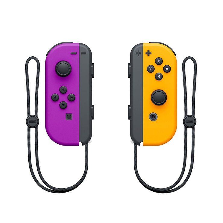Nintendo Switch Joy-Con L/R Neon Morado y Naranja — Imagen 2 de 3