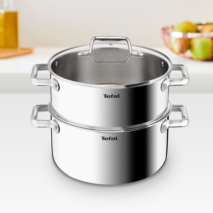 Tefal Set de Cocina de 3 Piezas de Acero Inoxidable Tri-capa — Imagen 3 de 4