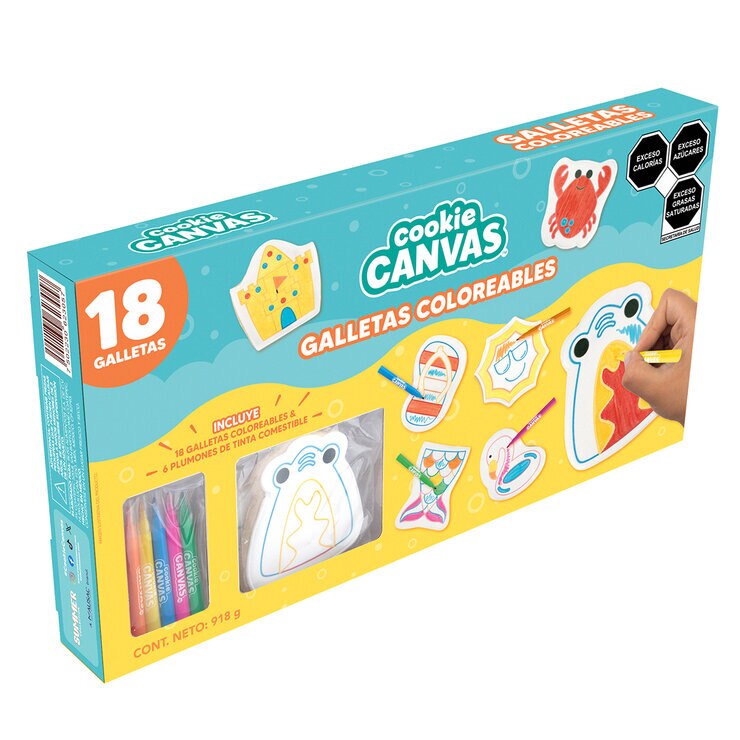 Cookie Canvas Galletas Coloreables 918 g — Imagen 1 de 4