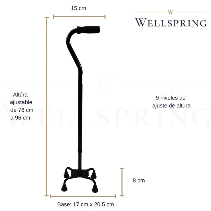 Wellspring Bastón de 4 apoyos — Imagen 2 de 4